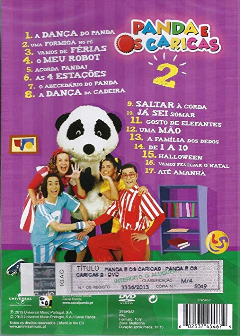 Panda Os Caricas Dvd